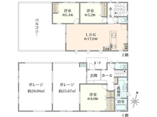 【埼玉県/吉川市中野】吉川市中野　戸建 間取り図