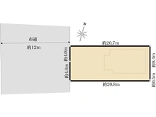 【埼玉県/東松山市大字宮鼻】東松山市大字宮鼻　戸建 区画図