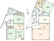 【千葉県/船橋市夏見台】船橋市夏見台3丁目　中古戸建 間取り図