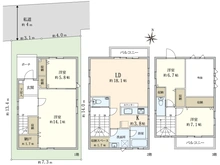 【東京都/渋谷区神泉町】渋谷区神泉町　中古戸建 間取り図