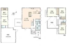 【東京都/八王子市七国】八王子市七国4丁目　中古戸建 間取り図