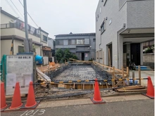 【東京都/文京区小日向】文京区小日向3丁目　新築戸建 建築中の外観
