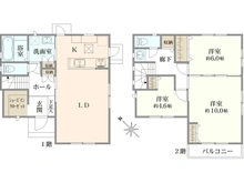 【東京都/町田市金森】町田市金森7丁目　戸建 間取り図