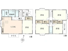 【神奈川県/横浜市泉区上飯田町】泉区上飯田町中古戸建 間取り図