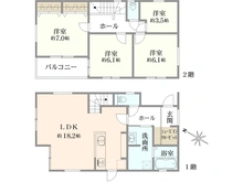 【神奈川県/横浜市保土ケ谷区上菅田町】横浜市保土ヶ谷区上菅田町　新築戸建　B号棟/全2号棟 間取り図