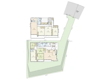 【神奈川県/藤沢市片瀬山】藤沢市片瀬山2丁目　二世帯住宅 間取り図