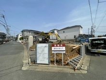 【神奈川県/藤沢市湘南台】藤沢市湘南台3丁目　新築戸建　1号棟/全3棟 現地（建築前）