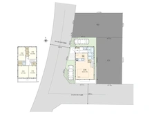 【神奈川県/藤沢市湘南台】藤沢市湘南台3丁目　新築戸建　2号棟/全3棟 間取り図
