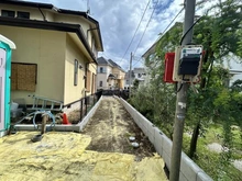 【神奈川県/茅ヶ崎市浜竹】茅ヶ崎市浜竹2丁目　新築戸建 アプローチ