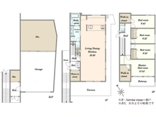 【東京都/世田谷区瀬田】瀬田一丁目　新築戸建B号棟 間取り図
