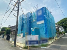 【東京都/調布市佐須町】調布市佐須町5丁目　新築戸建 建築中の外観