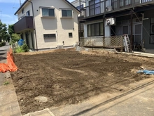 【東京都/調布市染地】調布市染地一丁目　新築戸建て 建築中の外観