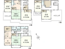 【東京都/府中市浅間町】府中市浅間町4丁目　戸建 間取り図