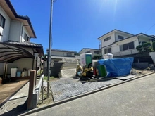 【神奈川県/横浜市金沢区釜利谷西】横浜市金沢区釜利谷西二丁目　新築戸建 建築中の外観