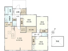 【神奈川県/横須賀市湘南鷹取】横須賀市湘南鷹取2丁目　新築戸建 間取り図