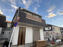 【神奈川県/茅ヶ崎市室田】茅ヶ崎市室田2丁目　新築戸建2期　1号棟/全3棟 建築中の外観