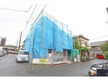 【神奈川県/川崎市宮前区神木本町】川崎市宮前区神木本町4丁目　新築戸建て 建築中の外観