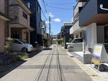 【神奈川県/横浜市都筑区東山田町】横浜市都筑区東山田町　新築2号棟 前面道路