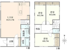 【東京都/西東京市新町】西東京市新町4丁目新築戸建　8号棟 間取り図