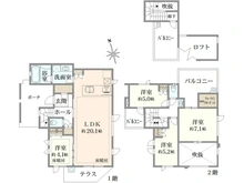 【東京都/小金井市前原町】プラウドシーズン武蔵小金井テラス第2街区 間取り図