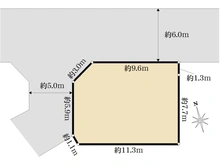 【東京都/西東京市谷戸町】コスモアベニューひばりが丘ザ・プライベートプレイス 区画図