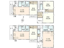 【東京都/杉並区桃井】杉並区桃井2丁目　賃貸併用住宅 間取り図