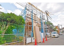 【東京都/東久留米市中央町】東久留米市中央町4丁目　新築戸建　1号棟 建築中の外観