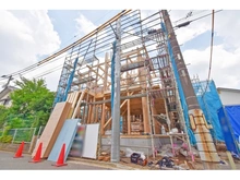 【東京都/東久留米市中央町】東久留米市中央町4丁目　新築戸建　1号棟 建築中の外観