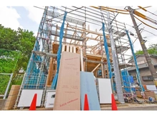 【東京都/東久留米市中央町】東久留米市中央町4丁目　新築戸建　1号棟 建築中の外観