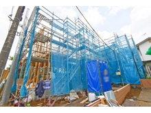 【東京都/東久留米市中央町】東久留米市中央町4丁目　新築戸建　1号棟 建築中の外観
