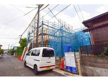 【東京都/東久留米市中央町】東久留米市中央町4丁目　新築戸建　1号棟 建築中の外観