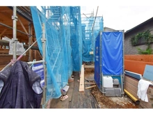 【東京都/東久留米市中央町】東久留米市中央町4丁目　新築戸建　2号棟 建築中の外観