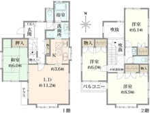 【東京都/杉並区清水】杉並区清水3丁目　中古戸建 間取り図