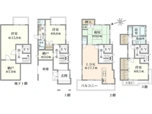 【東京都/杉並区阿佐谷南】杉並区阿佐谷南2丁目　賃貸併用住宅 間取り図