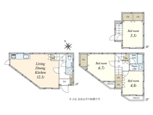 【東京都/渋谷区広尾】渋谷区広尾2丁目　戸建 間取り図
