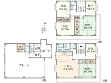 【神奈川県/川崎市高津区末長】末長三丁目　事務所付戸建て 間取り図
