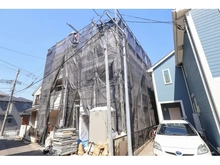 【神奈川県/川崎市宮前区馬絹】馬絹3丁目　新築戸建　B号棟 建築中の外観