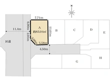 【東京都/足立区西伊興】足立区西伊興3丁目新築戸建 A号棟 区画図