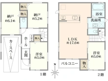 【東京都/足立区西伊興】足立区西伊興3丁目新築戸建 D号棟 間取り図