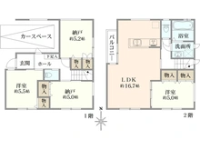 【東京都/足立区西伊興】足立区西伊興3丁目新築戸建 H号棟 間取り図