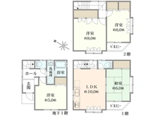 【東京都/大田区下丸子】大田区下丸子一丁目　中古戸建 間取り図