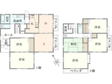 【神奈川県/横浜市栄区本郷台】栄区本郷台1丁目　戸建 間取り図