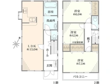 【神奈川県/横浜市戸塚区原宿】戸塚区原宿3丁目　戸建 間取り図