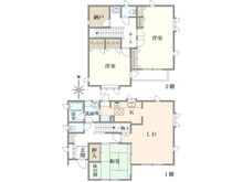 【神奈川県/横浜市瀬谷区北新】横浜市瀬谷区北新　戸建 間取り図