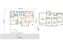 【東京都/町田市三輪緑山】町田市三輪緑山4丁目　中古戸建 間取り図