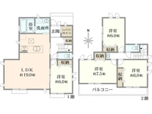 【東京都/町田市三輪緑山】町田市三輪緑山4丁目　新築戸建　C号棟／全8棟 間取り図