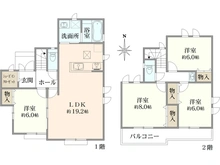 【東京都/町田市三輪緑山】町田市三輪緑山4丁目　新築戸建　E号棟／全8棟 間取り図