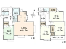 【神奈川県/横浜市緑区いぶき野】緑区いぶき野　中古戸建 間取り図