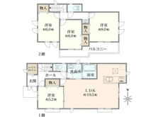 【東京都/町田市三輪緑山】町田市三輪緑山4丁目　新築戸建　I号棟／全8棟 間取り図