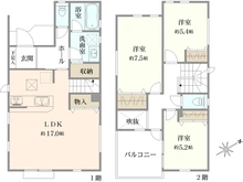 【千葉県/柏市豊四季】柏市豊四季　中古戸建 間取り図